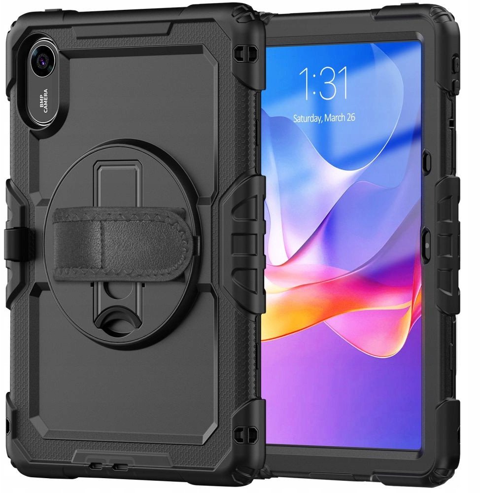 Mbulesë mbrojtëse tablet Tech-Protect Solid360, Xiaomi Redmi Pad 2, rezistente ndaj goditjeve, e zezë
