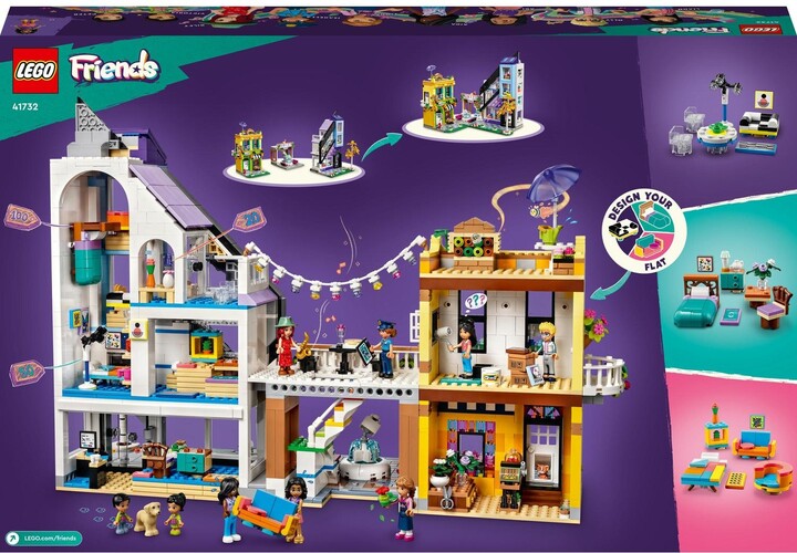 Set LEGO® Friends 41732 Flower shop and design studio in the city center, 2010 pjesë