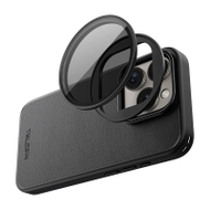 Set filtër telefoni TELESIN CPL VND, me kapak mbrojtës, për iPhone 15 Pro 15 Pro Max, i zi