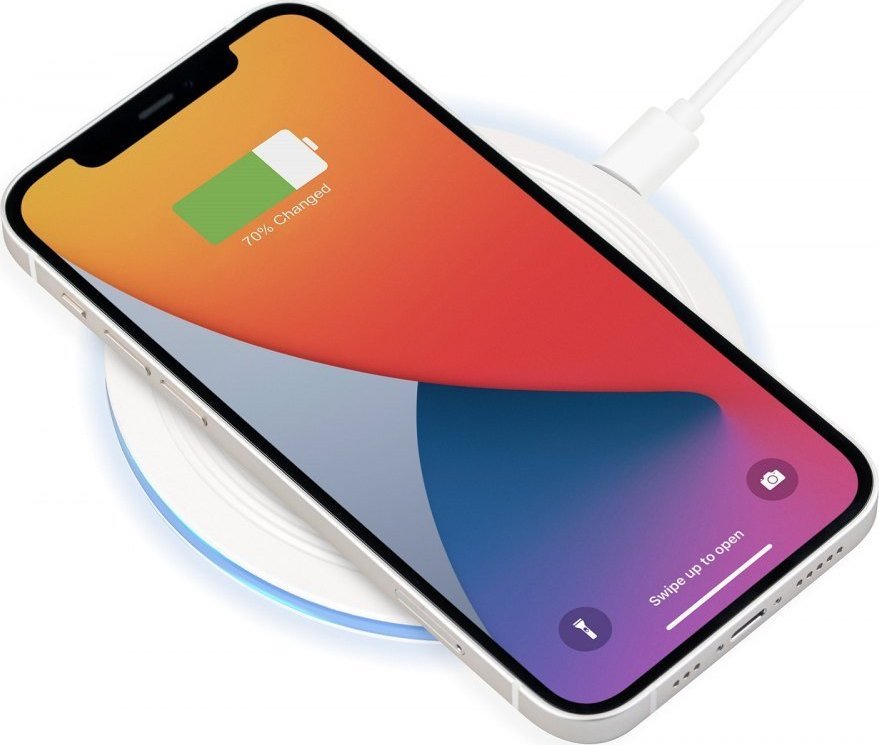 Безжичен полнач Manhattan, Wireless Qi, 15W, црн