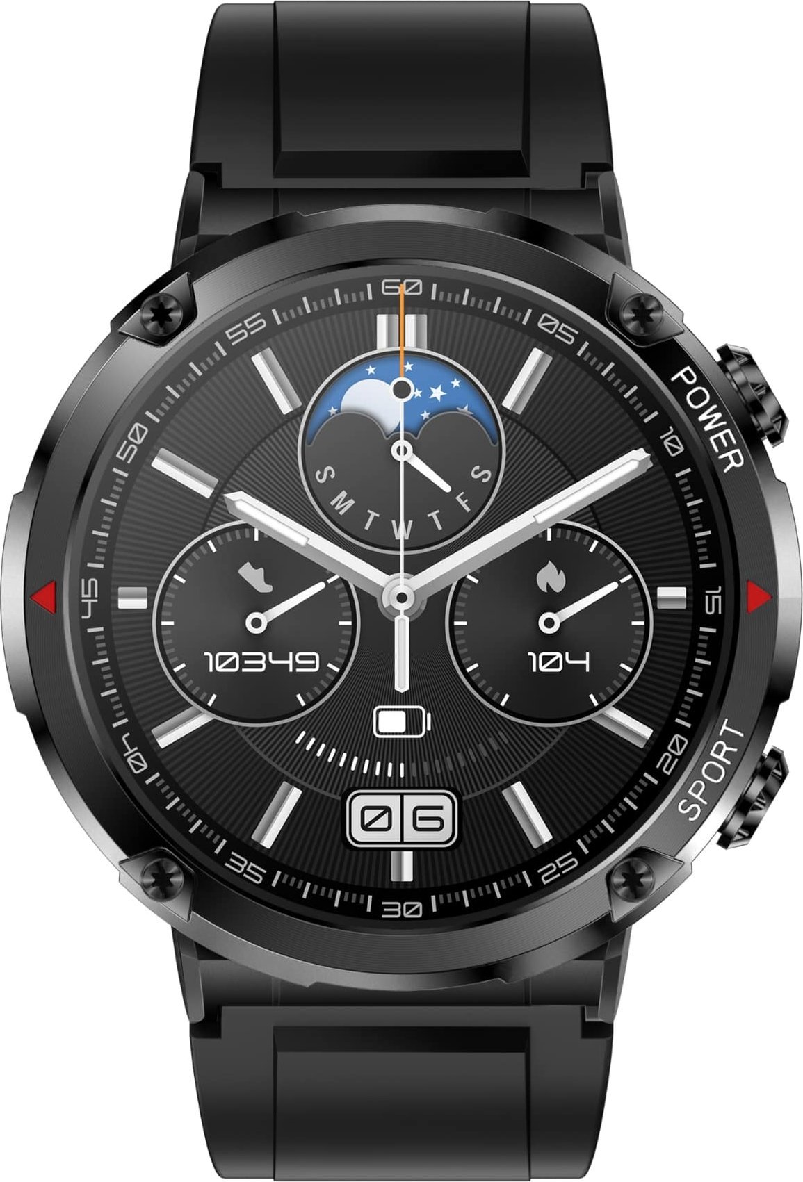 Smartwatch Gravity GT21 5, ekran 1.6", Bluetooth 5.0, blu navy