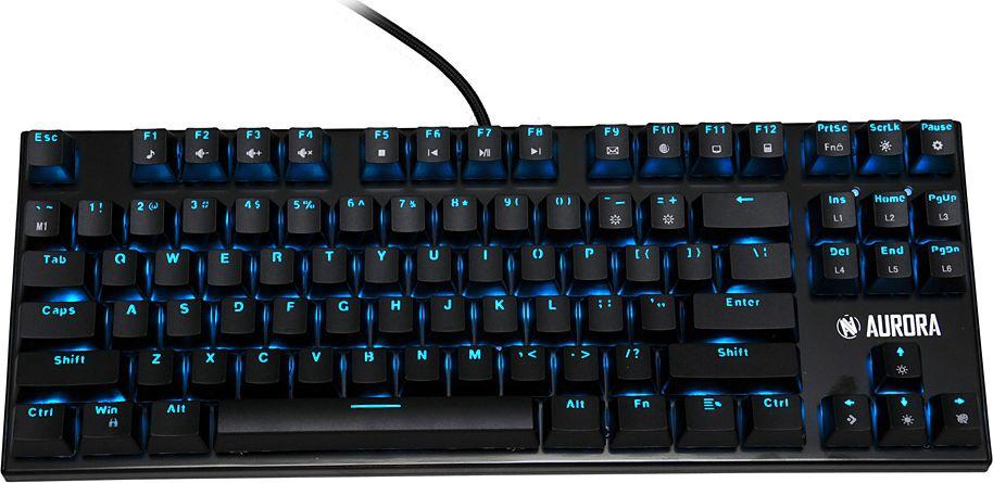 Tastierë iBox Aurora K-2R (IKGMK2R), US, e kaltër