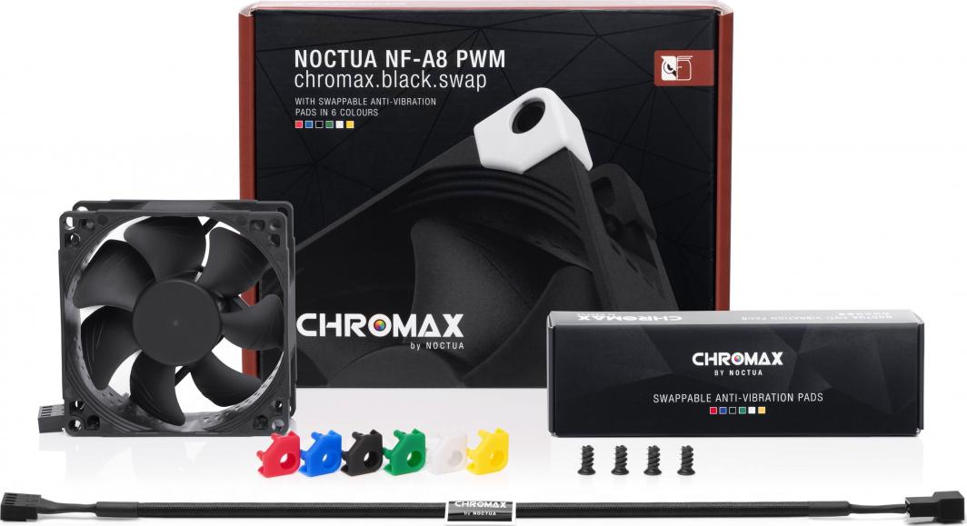 Ftohës Noctua NF-A8 PWM Chromax Black Swap, 80 mm 3