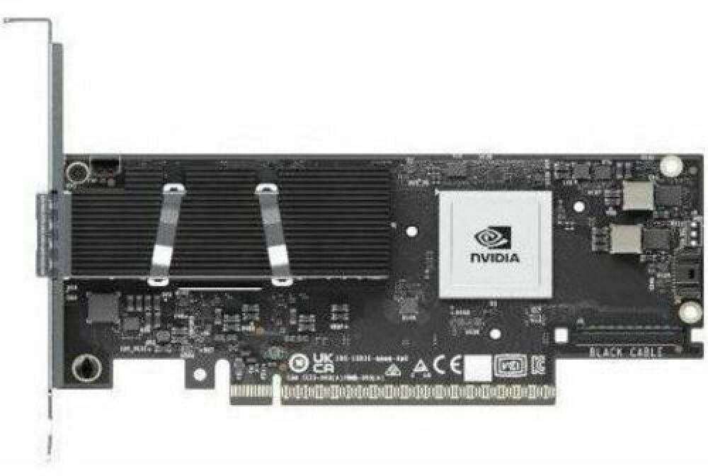 Kartë rrjeti NVIDIA ConnectX-8 C8180, InfiniBand Ethernet, SuperNIC, e zezë