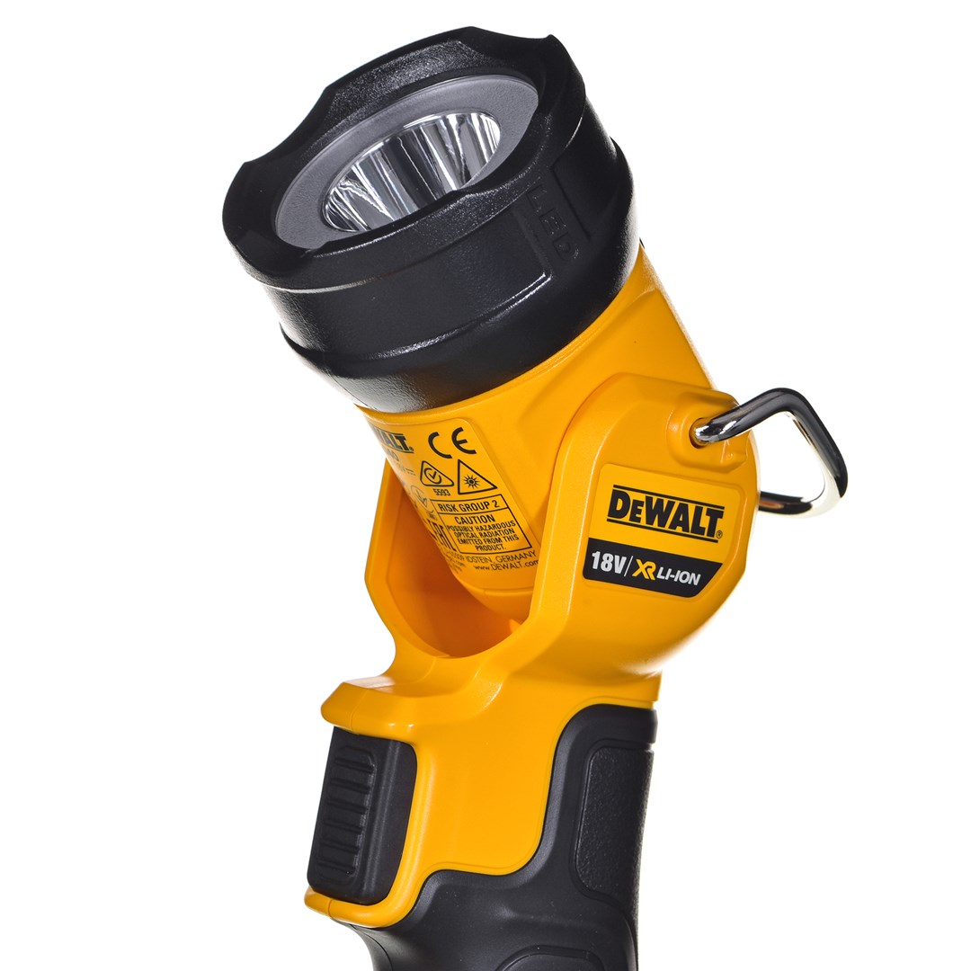 Dritë pune LED Dewalt DCL040, portative, me bateri, e verdhë