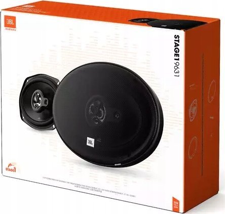 Bokse veture JBL Stage1 9631, 300W, 3 drejtimesh, 6 x 9", të zeza