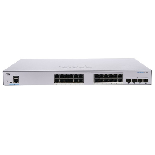 Switch Cisco CBS350 Managed 24-port GE, PoE, 4x1G SFP