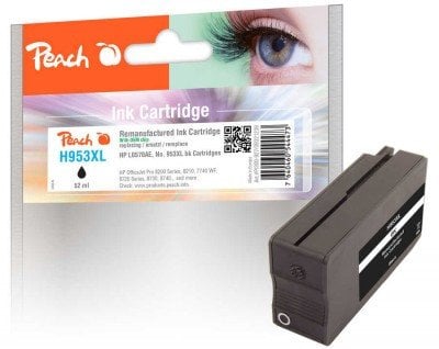 Patronë boje Peach PI300-927, XL, rendiment i lartë, i zi