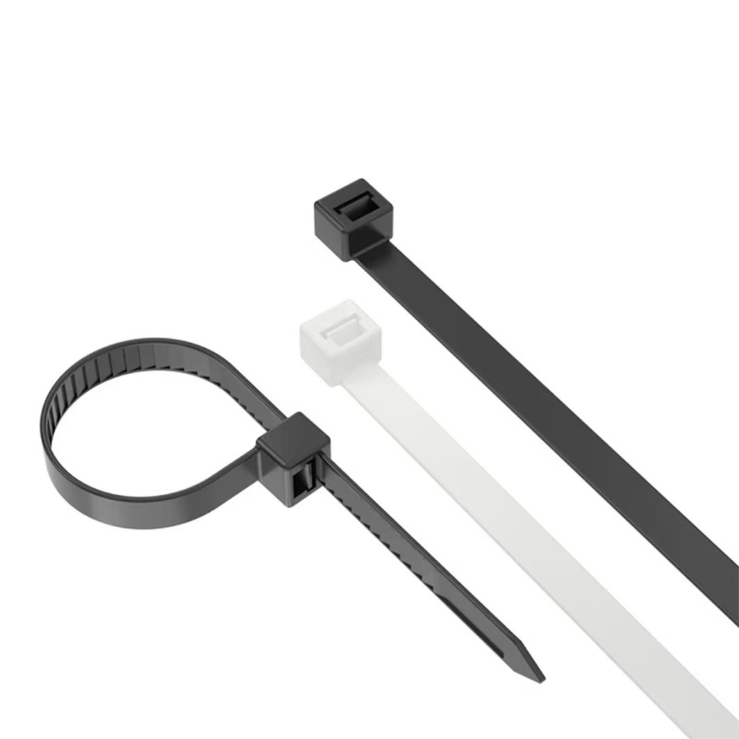 Organizues për kabllo ZOY Ties, 200mm, 100 copë, të zeza