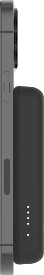 Надворешна батерија Белкин BPD004BTBK, 5000mAh, MagSafe, со држач, црна
