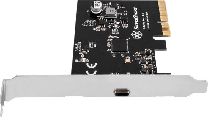 Kartë kontrolluese SilverStone SST-ECU06, PCIe 3.0 x4, USB-C 3.2 Gen 2x2