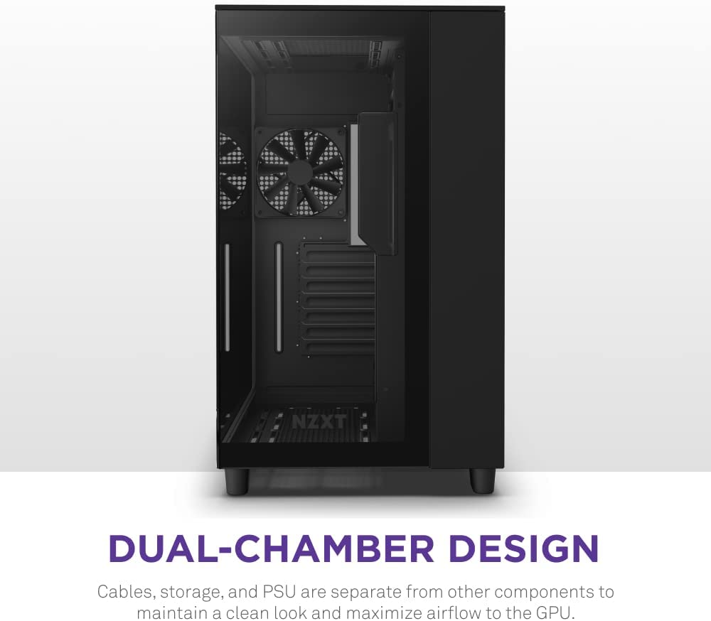 Kasë NZXT H9 Flow - E zezë