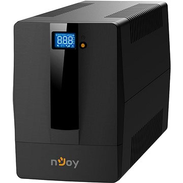 UPS nJoy Horus Plus 1000, 1000VA 600W, LCD, црн