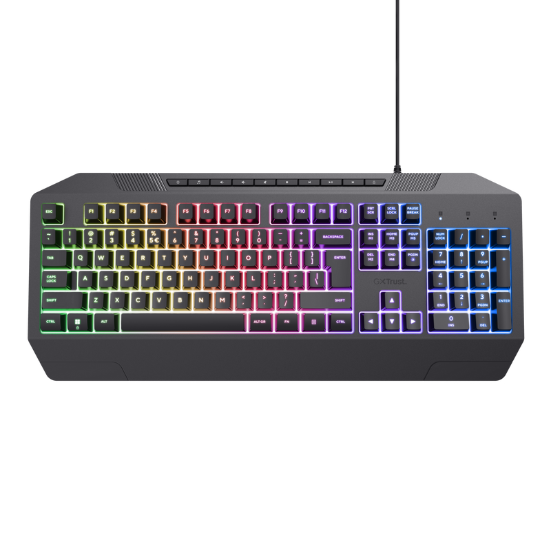 Tastierë Trust	Gaming GXT 836 Evocx, RGB Kb, e zezë
