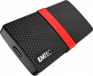 SSD i jashtëm Emtec Portable X200, 128GB, USB-C 3.1, zi kuqe