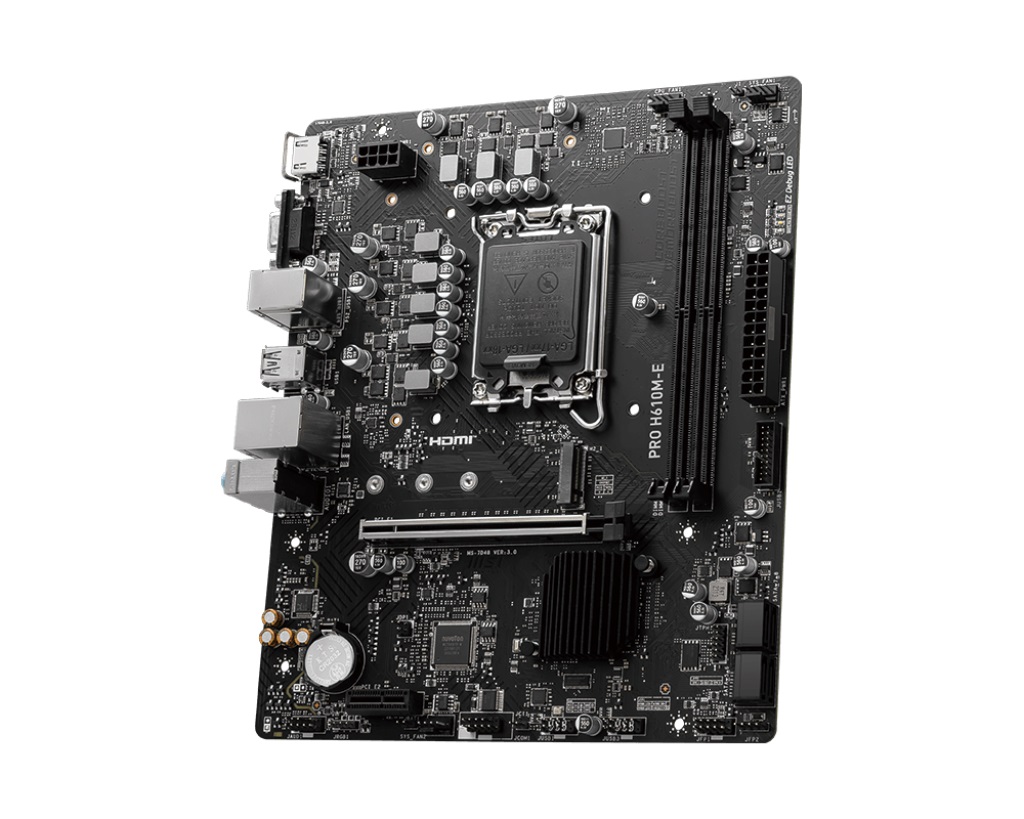 Pllakë amë MSI PRO H610M-E, LGA 1700, mATX 2
