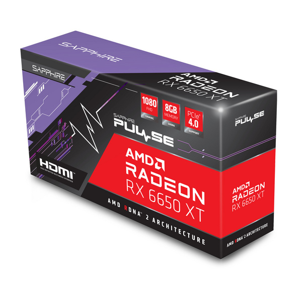 Kartelë grafike Sapphire PULSE AMD Radeon RX 6650 XT, 8GB GDDR6