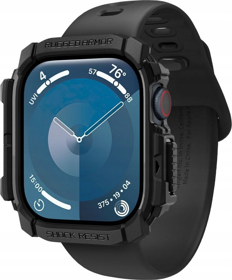 Mbulesë Spigen Rugged Armor, për Apple Watch 10 42mm, e zezë matt