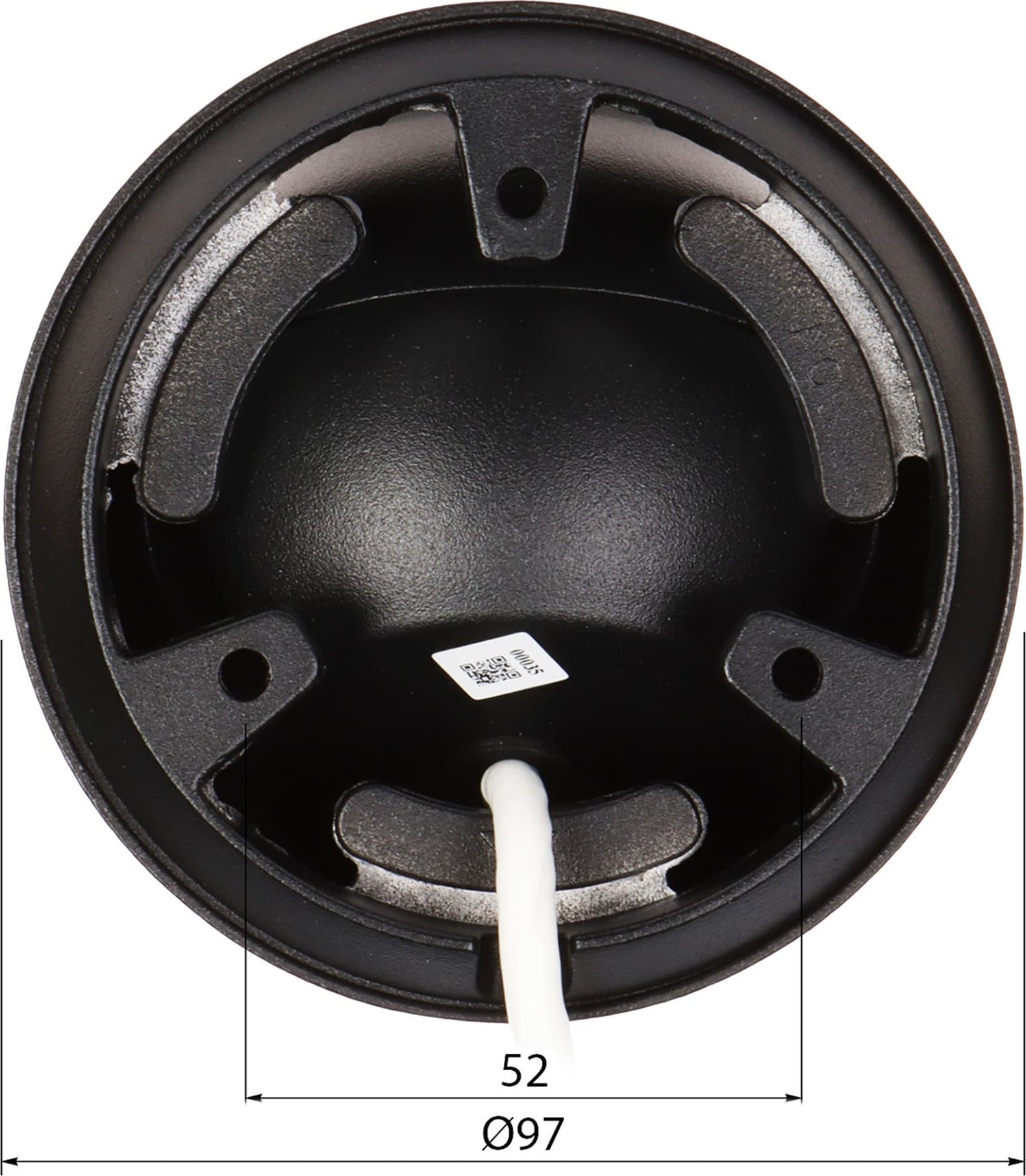 IP куполна камера APTI APTI-AI401VA21-28W, 4 Mpx, IR 30m, PoE, црна