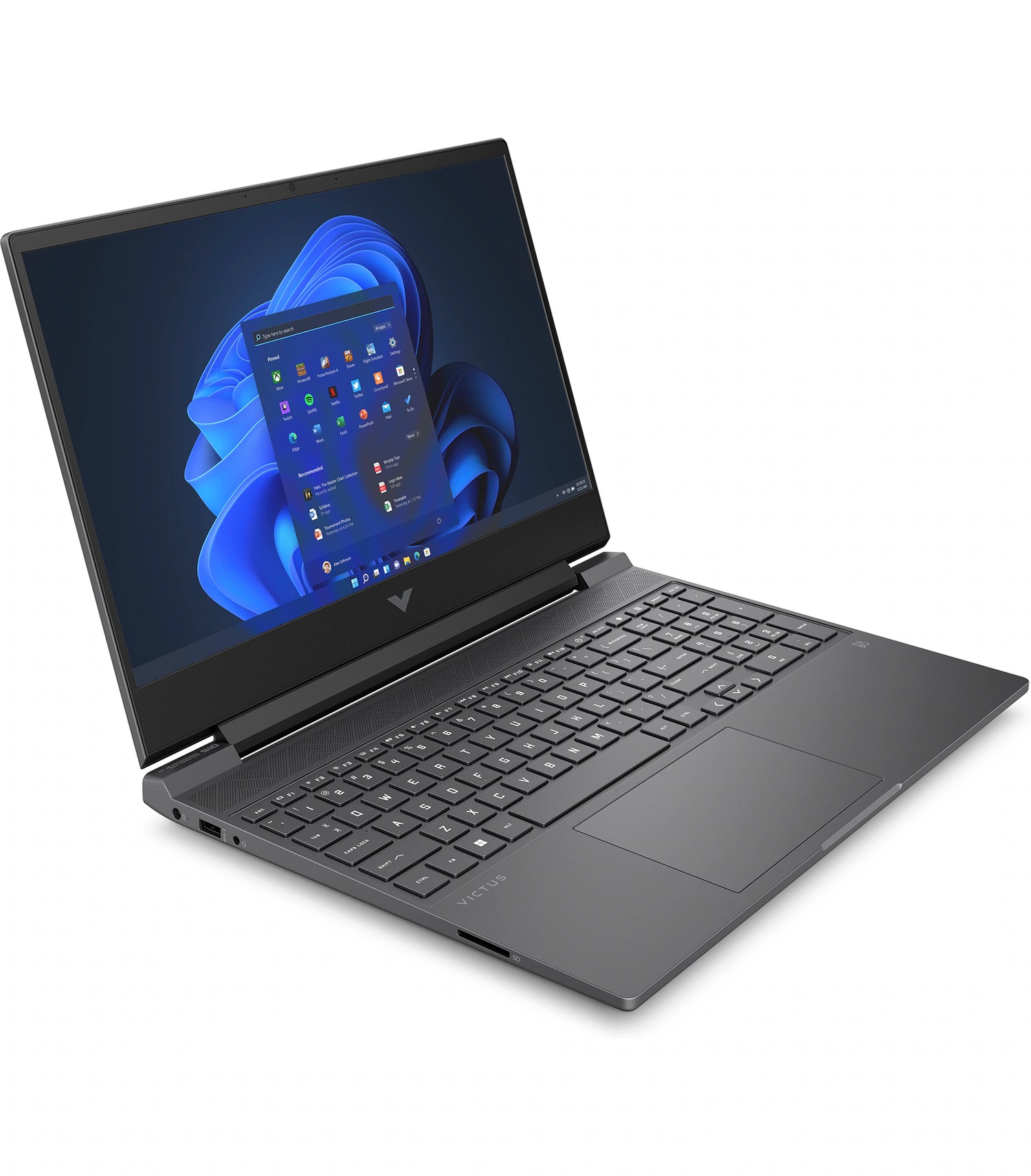 Laptop HP Victus 15-fa2723nc, 15.6", Intel Core i5-13420H, 16GB RAM, 512GB SSD, NVIDIA GeForce RTX 2050, i hirtë