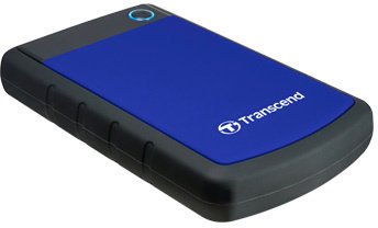 Disk i jashtëm Transcend Jet 25H3B, 1 TB, i zi / kaltër