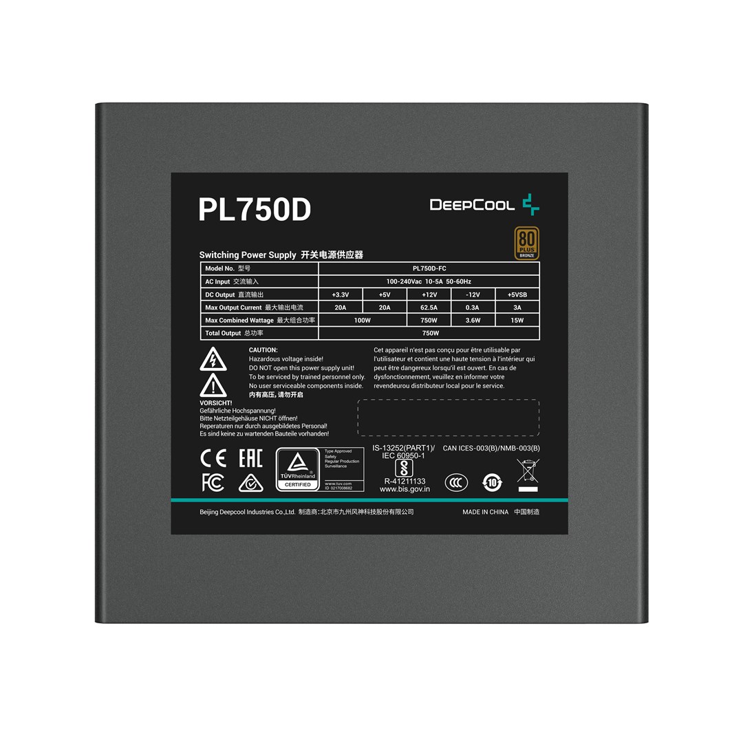 Burim energjie Deepcool PL750D R-PL750D-FC0B-EU , 750W
