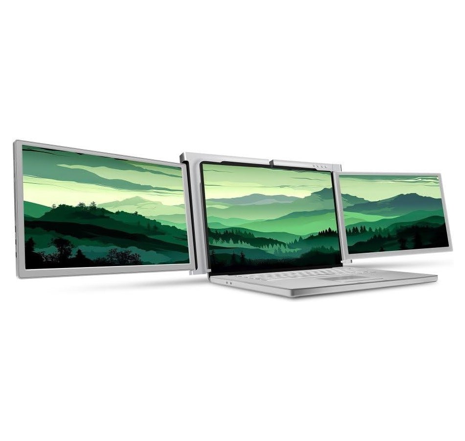 Монитор Misura 3M1400S1 Dual пренослив, 14", 1920 x 1080, i argjendtë