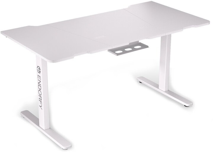 Tavolinë Endorfy Atlas L Electric, e bardhë