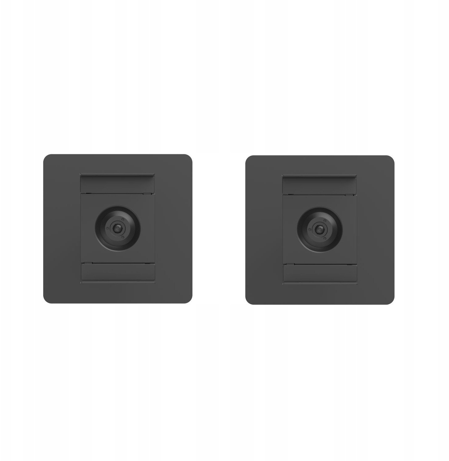 Stenda dyshemeje për bokse Mozos MSS6-SET-PRO, set 2 copë, lartësi e rregullueshme, e zezë