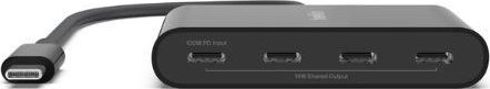 USB hub Belkin AVC018, 4 porta USB C, 10 Gb/s, i zi