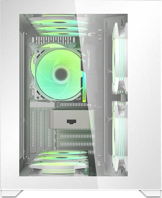 Kasë Darkflash C305, e bardhë, Midi Tower