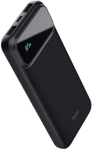 Пренослив полнач Trust Avala 10000mAh, 20W PD, со LED екран, црн