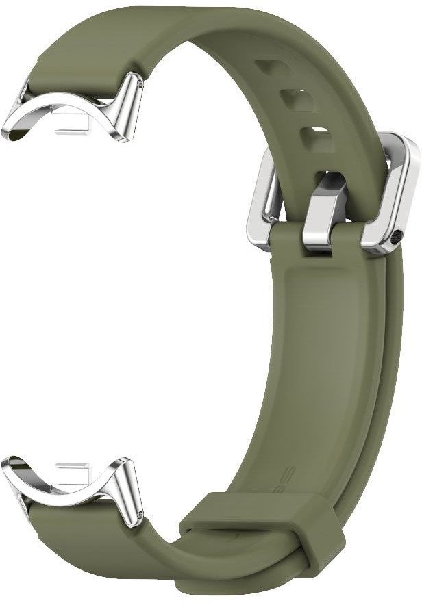 Rrip ore Tech-Protect Iconband Classic, për Xiaomi Smart Band 8 9 10 NFC, silikon, Army Green
