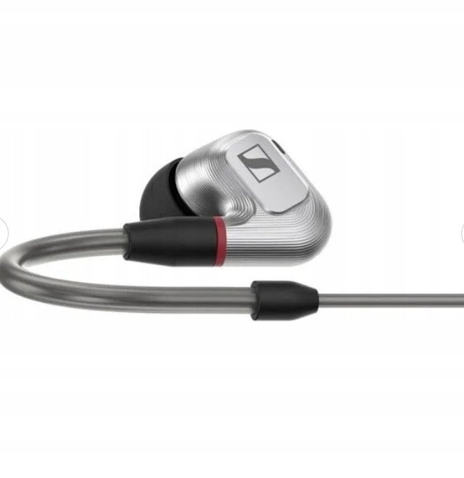 Kufje in ear Sennheiser IE 900, kabllo të balancuara, argjendta