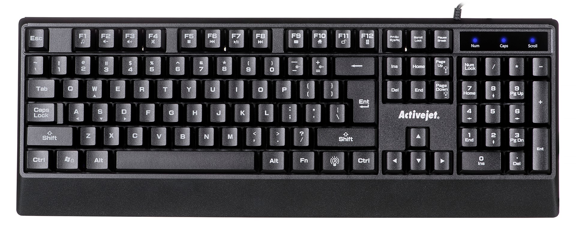 Tastierë Activejet K-3255, USB, e zezë
