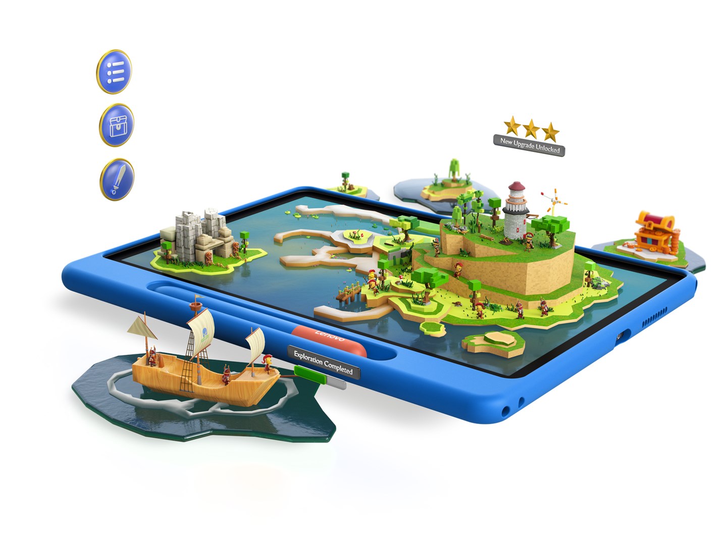 Tablet Lenovo Tab Mediatek, 10.1", 128 GBRAM, 4 GBSSD, i hirtë