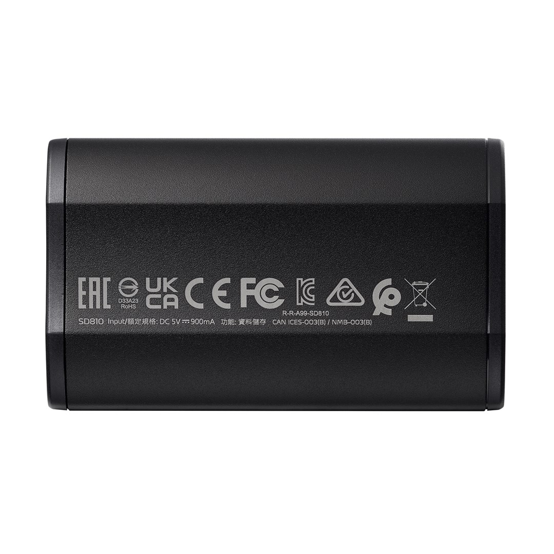 Disk SSD i jashtëm ADATA SD810, 2TB, 2000MB/s, i zi