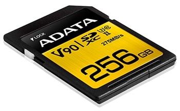 Kartë memorie ADATA Premier ONE, 256GB, SDXC UHS II, e zezë
