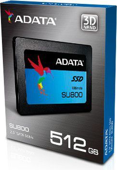 Disk SSD Adata Ultimate SU800 512 GB 2.5'' SATA III (ASU800SS-512GT-C)