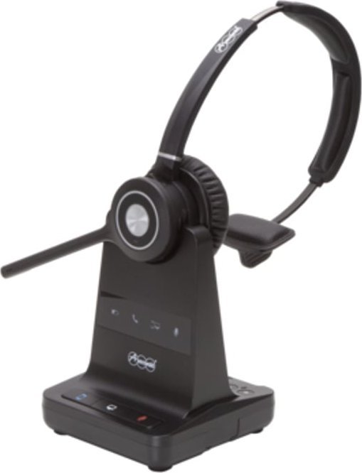 Headset Auerswald COMfortel H-600, me kabllo dhe Bluetooth, me shirit koke, i zi