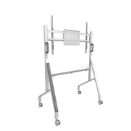 Karrocë televizori Neomounts FL50-525WH1, 55"-86", me rrota, e bardhë