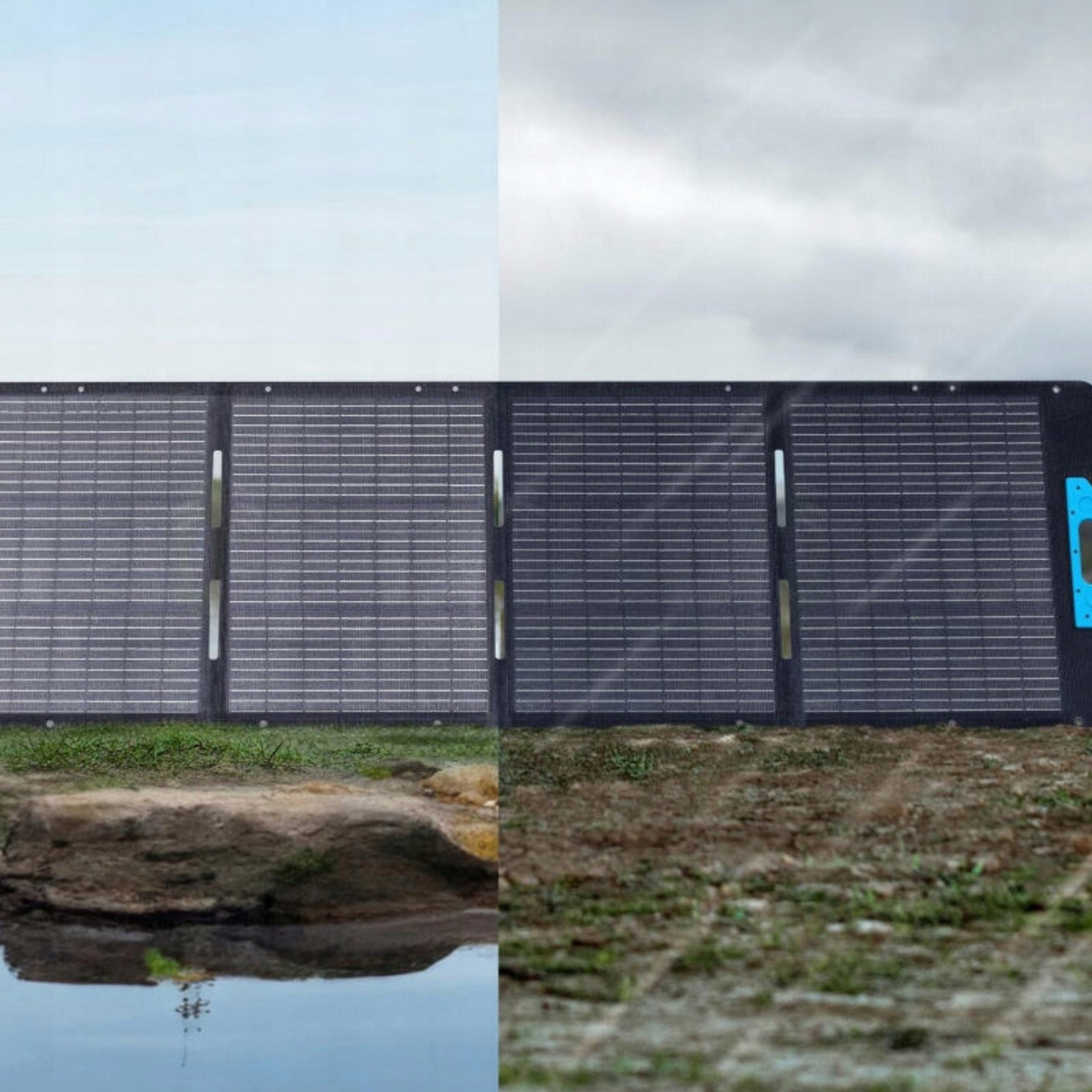 Panel diellor portativ Anker SOLIX PS200, 200W, i palosshëm, i zi