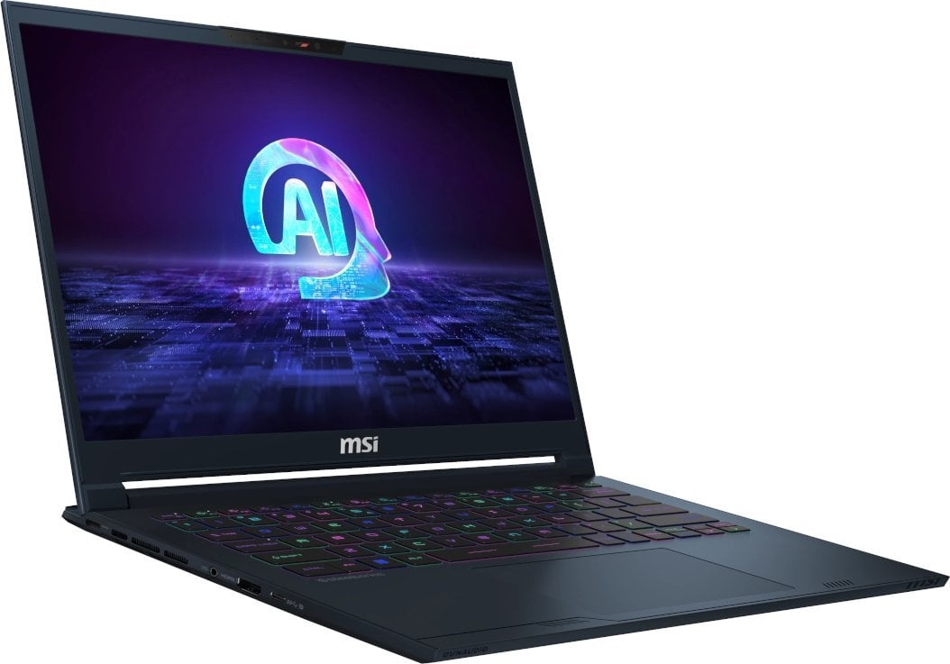 Laptop MSI Stealth 14 AI, 14" 120 Hz, Intel Core Ultra 7, 32 GB RAM, 1 TB SSD, NVIDIA GeForce RTX 4060, i kaltër
