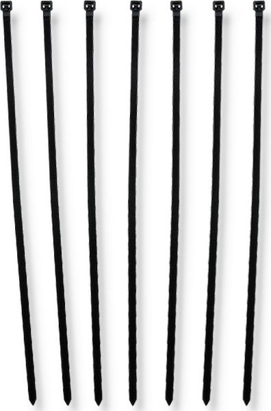 Lidhëse kabllosh Qoltec, 7.2mm, 350mm, najlon i zi