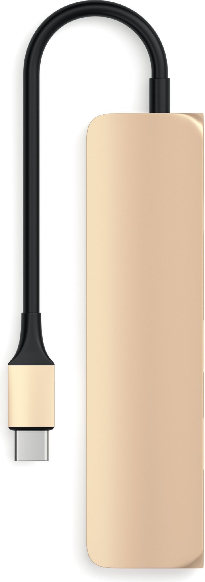 Konvertues Satechi Aluminum SLIM Type-C MultiPort Adapter, HDMI 4K, 2x USB 3.0, artë