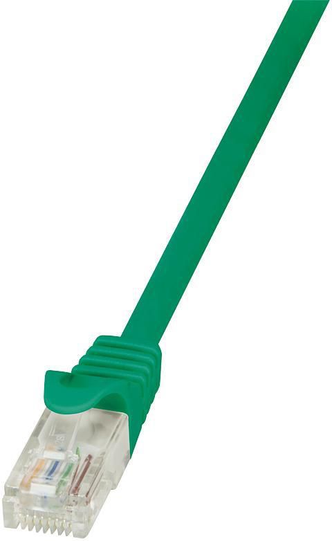 Kabllo patchcord LogiLink CAT 6 U/UTP EconLine, 10m, e gjelbër