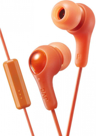 Kufje in ear JVC HA-FX7M-D-E, me mikrofon, portokalli