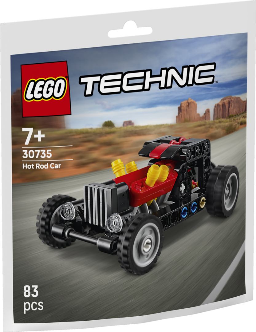 Set LEGO 30735 Hot Rod Car, makinë klasike ndërtimi, për fëmijë