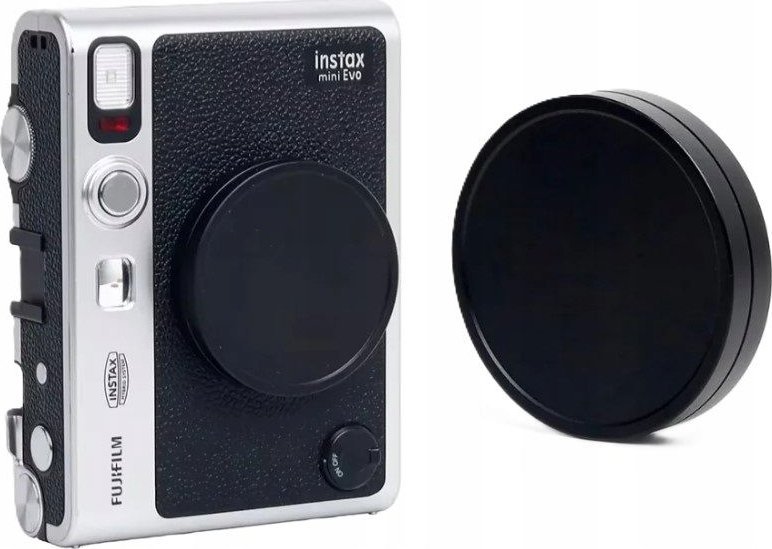 Kapak mbrojtës objektivi Fujifilm Instax Mini Evo, i përshtatur, i zi