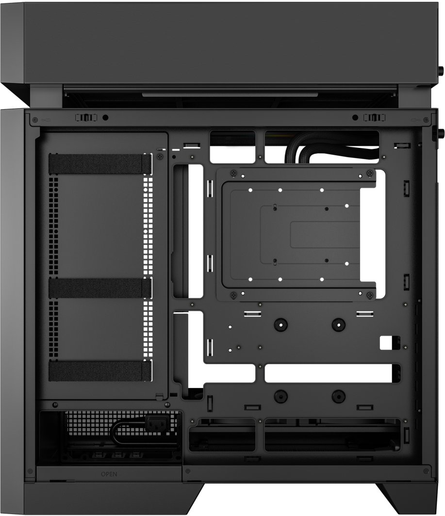 Kasë PC Deepcool CL6600, Mid Tower, AiO 360mm, e zezë